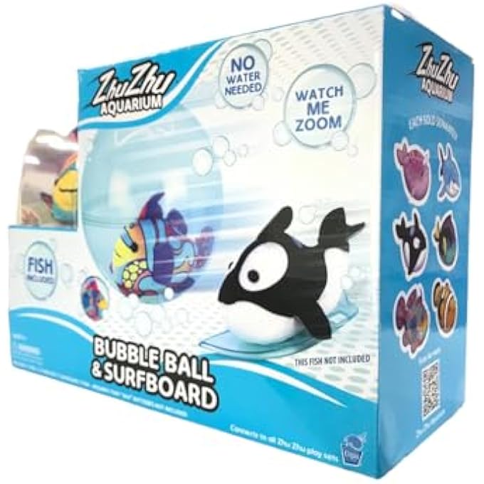 rayihni AQUARIUM BUBBLE BALL AND SURFBOARD WITH FISH - Image 3